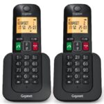 Teléfono Inalámbrico Gigaset Elemental 400 DUO/ Negro