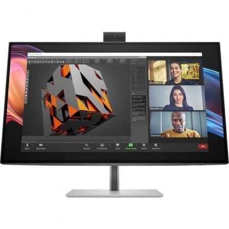 depau-HPM-8K135AA Monitor Profesional HP Pro serie 7 27"/ 4K/ Webcam/ Multimedia/ Regulable en Altura/ Plata - Imagen 1