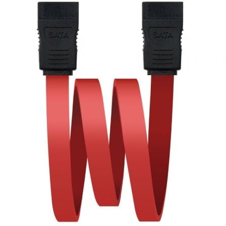 depau-NAN-CAB-10-18-0101 Cable Sata Nanocable 10.18.0101/ SATA Hembra - SATA Hembra/ 50cm/ Rojo - Imagen 1