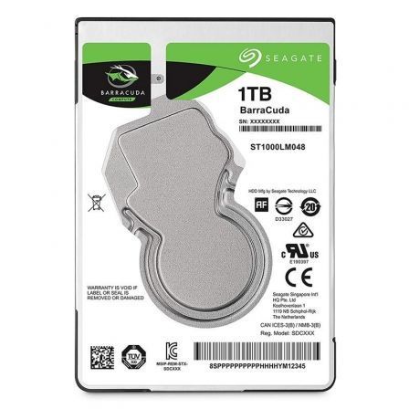 depau-SEA-ST1000LM048 Disco Duro Seagate BarraCuda 1TB/ 2.5"/ SATA III/ 128MB - Imagen 1