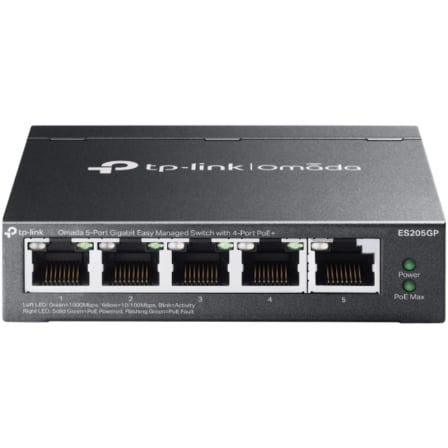 depau-TPL-SWITCH-ES205GP Switch TP-Link Omada ES205GP 5 Puertos/ RJ-45 10/100/1000/ PoE+ - Imagen 1