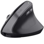 Ratón Vertical Inalámbrico Trust TM-270/ Batería recargable/ Hasta 2400 DPI