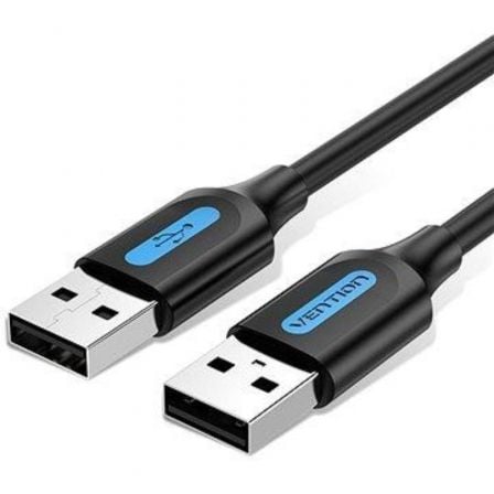 depau-VEN-CAB-COJBH Cable USB 2.0 Vention COJBH/ USB Macho - USB Macho/ 480Mbps/ 2m/ Negro - Imagen 1