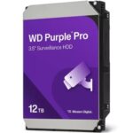 Disco Duro Western Digital WD Purple Pro Smart Video Surveillance 12TB/ 3.5"/ SATA III/ 512MB