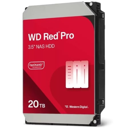 depau-WD-HDD-RD-PRO-NAS-20TB Disco Duro Western Digital WD Red Pro NAS 20TB/ 3.5"/ SATA III/ 512MB - Imagen 1