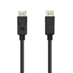 Cable DisplayPort 1.2 4K Aisens A124-0387/ DisplayPort Macho - DisplayPort Macho/ Hasta 5W/ 2300Mbps/ 5m/ Negro