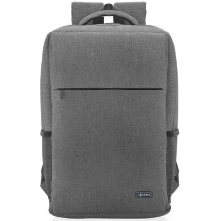 depau-AIS-MOC-ASBG-BP081-GR Mochila Aisens ASBG-BP081-GR para Portátiles hasta 17"/ Gris - Imagen 1