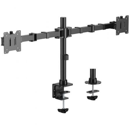 depau-AIS-SOP-DT35TSR-359 Soporte de Mesa para 2 Monitores Aisens DT35TSR-359/ Giratorio/ Inclinable/ hasta 20kg - Imagen 1