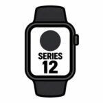 Apple Watch Series 12/ GPS/ 42mm/ Negro/ Correa Deportiva Negro (S/M)
