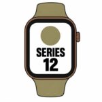 Apple Watch Series 12/ GPS/ Cellular/ 46mm/ Bronce Oscuro/ Correa Deportiva Verde Oliva (M/L)