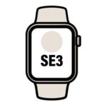 Apple Watch SE3/ GPS/ 40mm/ Caja de Aluminio Blanco Estrella/ Correa Deportiva Arena M/L