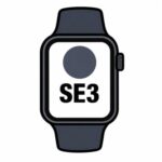 Apple Watch SE3/ GPS/ 44mm/ Caja de Aluminio Medianoche/ Correa Deportiva Azul Marino S/M