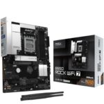 Placa Base Asrock B650 ROCK WIFI 7/ DDR5/ PCIe 5.0/ Socket AM5