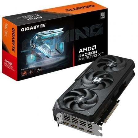 depau-GIG-GF-RAD-RX9070XT-G-OC-16G Tarjeta Gráfica Gigabyte Radeon RX 9070 XT Gaming OC/ 16GB GDDR6 - Imagen 1