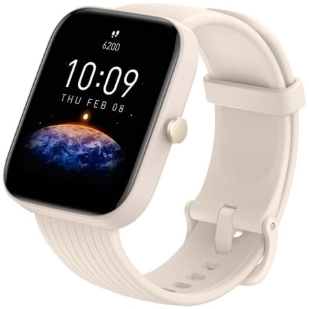 depau-HMI-RELOJ-AMAZ-BIP-3-P-CR-V2 Smartwatch Huami Amazfit Bip 3 Pro/ Notificaciones/ Frecuencia Cardiaca/ GPS/ Crema - Imagen 1