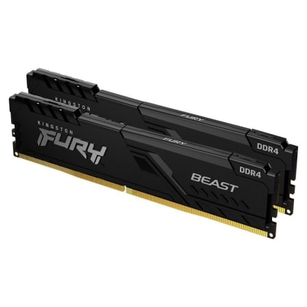 depau-KIN-FB-KF432C16BBK2-16-V2 Memoria RAM Kingston FURY Beast 2 x 8GB/ DDR4/ 3200MHz/ 1.35V/ CL16/ DIMM - Imagen 1