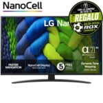 Televisor LG NanoCell AI NANO82 43NANO82A6B 43"/ Ultra HD 4K/ Smart TV/ WiFi