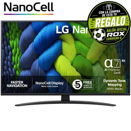 depau-LGE-TV-43NANO82A6B Televisor LG NanoCell AI NANO82 43NANO82A6B 43"/ Ultra HD 4K/ Smart TV/ WiFi - Imagen 1