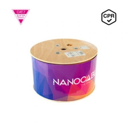 depau-NAN-CAB-10-20-1700-305 Bobina de Cable SFTP PIMF AWG23 Nanocable 10.20.1700-305 Cat.7/ 305m/ Naranja - Imagen 1
