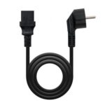 Cable Alimentación CPU Nanocable 10.22.0110/ Schuko Macho - C13 Hembra/ 10m/ Negro