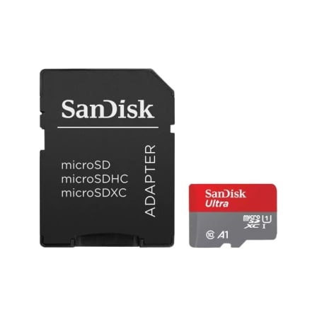depau-SND-MICROSD-ULTRA-64-ADP-V2 Tarjeta de Memoria SanDisk Ultra 64GB microSD XC con Adaptador/ Clase 10/ 140MBs - Imagen 1