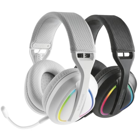 depau-TAC-AUR-MHW-QUASAR-WH Auriculares Gaming Inalámbricos con Micrófono Mars Gaming MHW-QUASAR/ Jack 3.5/ Bluetooth/ Blancos - Imagen 1
