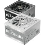 Fuente de Alimentación Mars Gaming MPT1000/ 1000W/ Ventilador 14cm/ ATX 3.1/ PCIe 5.1/ 80 Plus Platinum/ Blanca