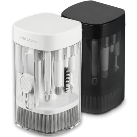 depau-TAC-KIT-MAKIT-WH Kit de Limpieza Mars Gaming MAKIT/ 21 en 1/ Blanco - Imagen 1