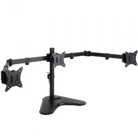 depau-TOO-SOPORTE-DB1704TN-B Soporte de Sobremesa para 3 Monitores TooQ DB1704TN-B/ Giratorio/ Inclinable/ hasta 7kg - Imagen 1