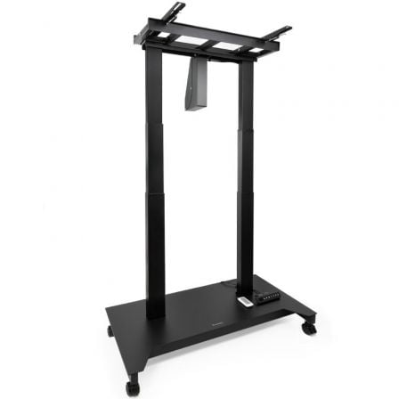 depau-TOO-SOPORTE-FSM03-B Soporte de Suelo Eléctrico/ Inclinable/ Ajustable con Ruedas TooQ UROS FSM03-B para TV 52-84"/ hasta 100kg - Imagen 1