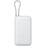 Powerbank 20000mAh Xiaomi Power Bank Integrated Cable/ 22.5W/ Blanco/ Incluye Cable USB Tipo-C