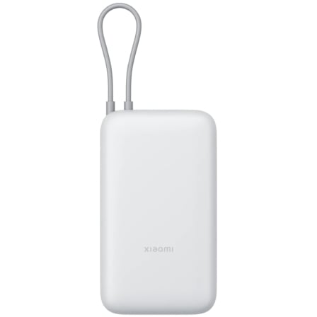 depau-XIA-BAT-PB-ICAB-20000-WH Powerbank 20000mAh Xiaomi Power Bank Integrated Cable/ 22.5W/ Blanco/ Incluye Cable USB Tipo-C - Imagen 1
