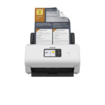 Brother ADS-4550W escaner Escáner con alimentador automático de documentos (ADF) 600 x 600 DPI Negro, Blanco