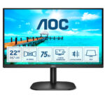 AOC B2 22B2H/EU pantalla para PC 54,6 cm (21.5") 1920 x 1080 Pixeles Full HD LED Negro