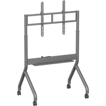 Soporte de Suelo Inclinable/ Giratorio con Ruedas y Manivela Aisens FT90E-469 para TV 55-90"/ hasta 90kg