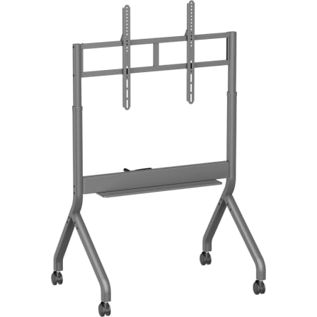 depau-AIS-SOPORTE-FT90E-469 Soporte de Suelo Inclinable/ Giratorio con Ruedas y Manivela Aisens FT90E-469 para TV 55-90"/ hasta 90kg - Imagen 1