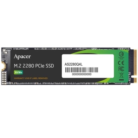 depau-APA-SSD-AS2280Q4L-512GB Disco SSD Apacer AS2280Q4L 512GB/ M.2 2280 PCIe Gen4/ Full Capacity - Imagen 1