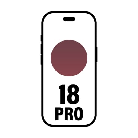 depau-APL-IPHONE-MJT54QL-A Smartphone Apple iPhone 18 Pro 2TB/ 6.3"/ 5G/ Burdeos - Imagen 1