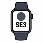 Apple Watch SE3/ GPS/ Cellular/ 40mm/ Caja de Aluminio Medianoche/ Correa Deportiva Azul Marino M/L