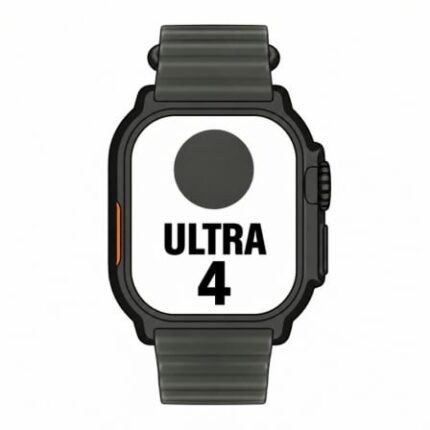 Apple Watch Ultra 4/ GPS/ 49mm/ Caja de Titanio Negro/ Correa Ocean Negro Translucido