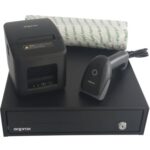 Pack para TPV Approx appPOSPACK3380USB-2D/ Cajón Portamonedas + Impresora Térmica de Tickets + Lector de Códigos + Rollos Térmicos