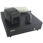 Pack para TPV Approx appPOSPACK4180USB-2D/ Cajón Portamonedas + Impresora Térmica de Tickets + Lector de Códigos + Rollos Térmicos