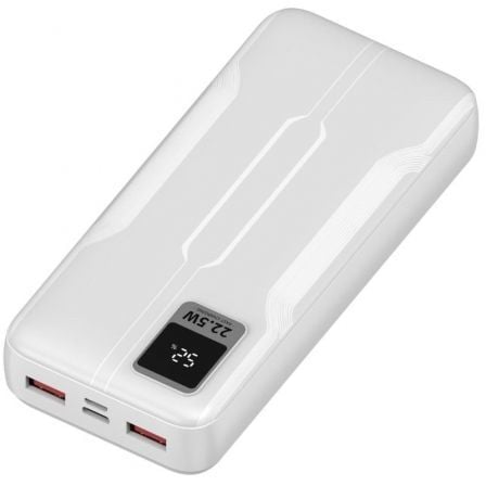 depau-LEO-BAT-POWBNK-22-5-20000-WH Powerbank 20000mAh Leotec LEPOW20W22W/ 22.5W/ Blanca - Imagen 1