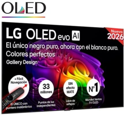 Televisor LG OLED Evo AI G6 OLED77G68LW 77"/ Ultra HD 4K/ Smart TV/ WiFi