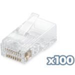Conector RJ45 Phasak PHK 2240 Cat.6 UTP/ 100 uds