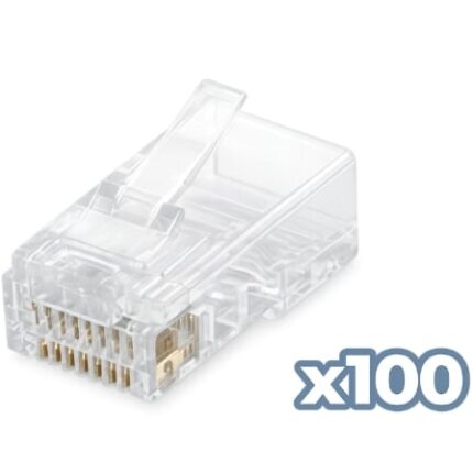 Conector RJ45 Phasak PHK 2240 Cat.6 UTP/ 100 uds