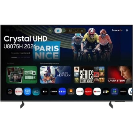 Televisor Samsung Crystal 4K AI U8075H 50"/ Ultra HD 4K/ Smart TV/ WiFi