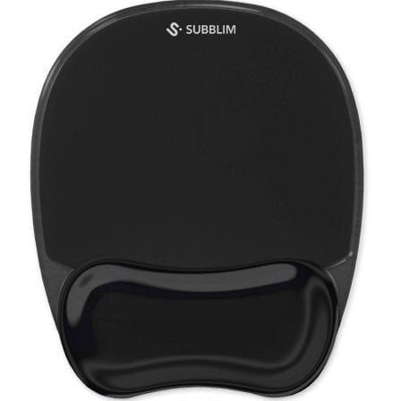 depau-SUB-ALF-ERGO-C-FLEX-MOUPD-BK Alfombrilla Ergonómica Subblim Ergo Cristal Flex MousePad - Imagen 1