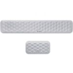 Pack de 2 Reposamuñecas Subblim Ergo AirPadding/ Plateadas