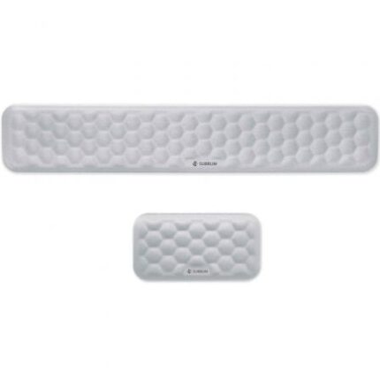 Pack de 2 Reposamuñecas Subblim Ergo AirPadding/ Plateadas